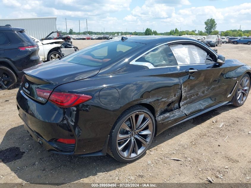 2018 Infiniti Q60 3.0T Red Sport 400 VIN: JN1FV7EL3JM631085 Lot: 39959458