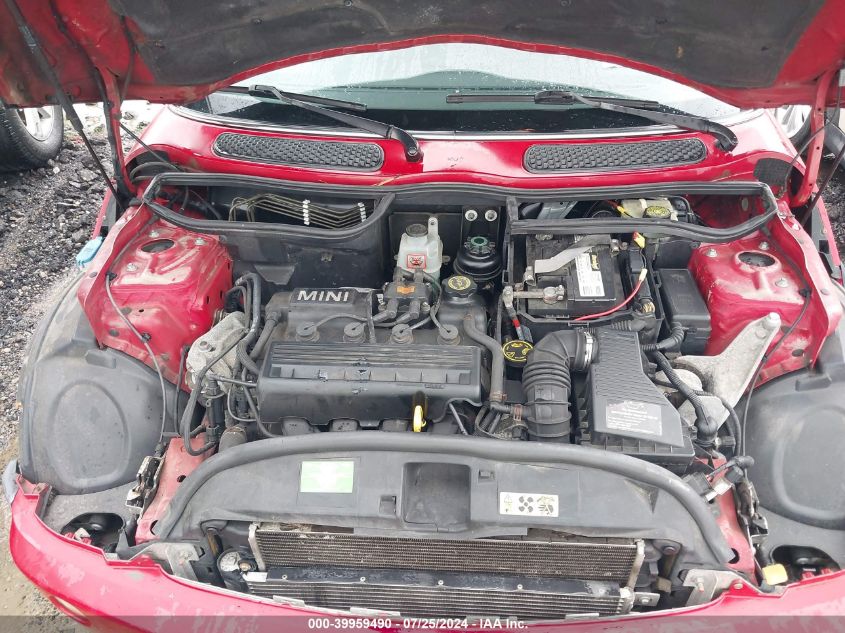 2005 Mini Cooper VIN: WMWRC33475TC57838 Lot: 39959490