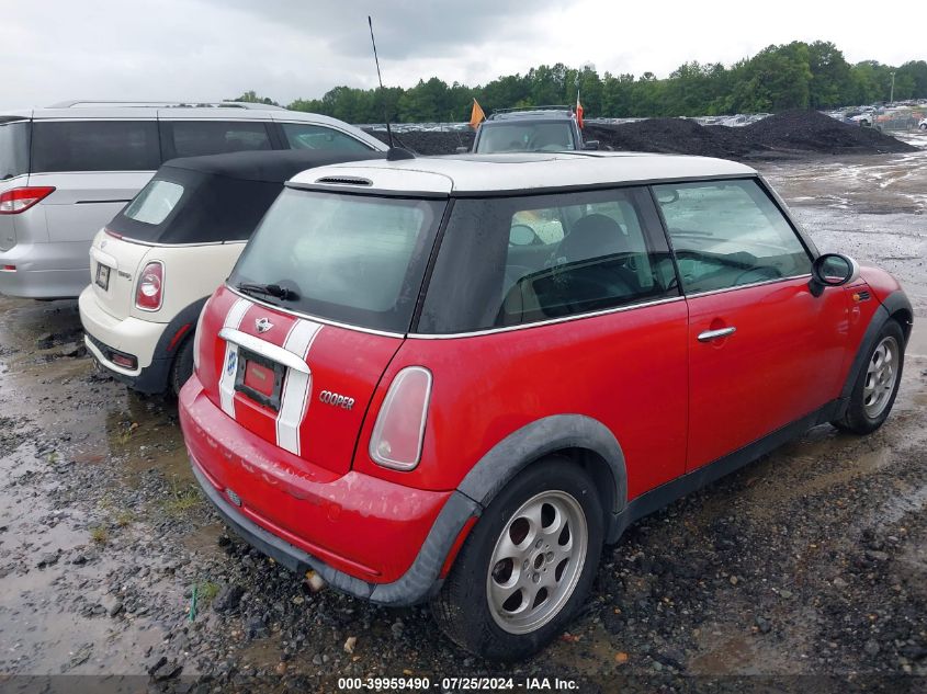 2005 Mini Cooper VIN: WMWRC33475TC57838 Lot: 39959490