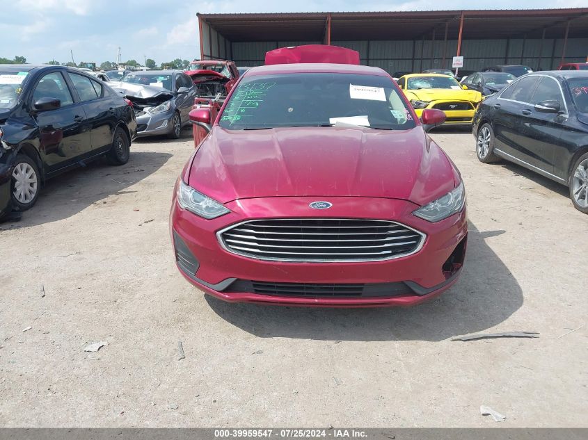 2019 Ford Fusion Hybrid Se VIN: 3FA6P0LUXKR220162 Lot: 39959547