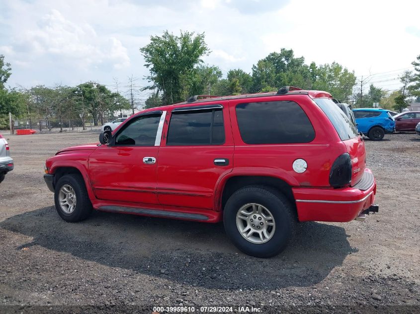 2000 Dodge Durango VIN: 1B4HS28Z3YF165199 Lot: 39959610