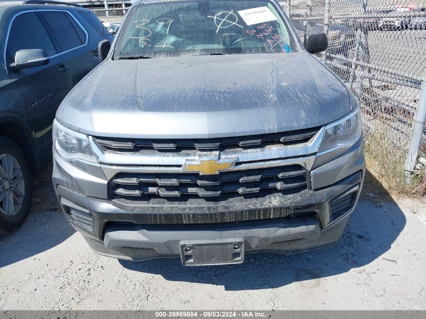 2022 Chevrolet Colorado 2Wd Short Box Wt VIN: 1GCGSBEAXN1150849 Lot: 39959684