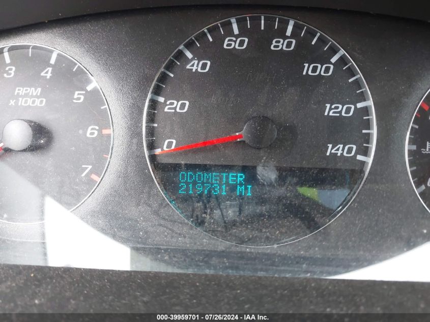 2009 Chevrolet Impala Lt VIN: 2G1WT57K391140091 Lot: 39959701