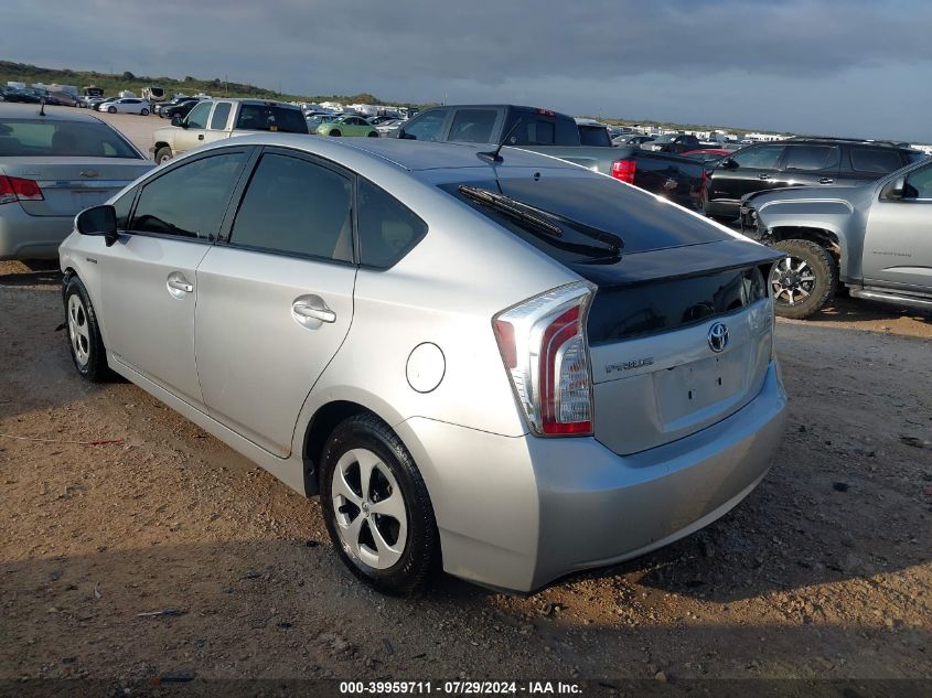 JTDKN3DU8D0344139 2013 Toyota Prius Three