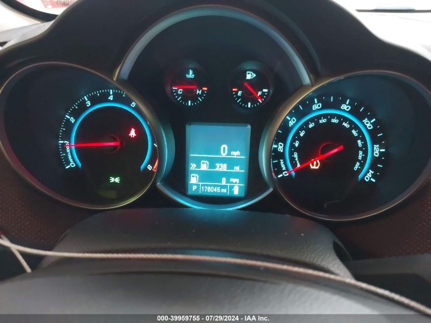 2012 Chevrolet Cruze Lt VIN: 1G1PF5SCXC7123603 Lot: 39959755