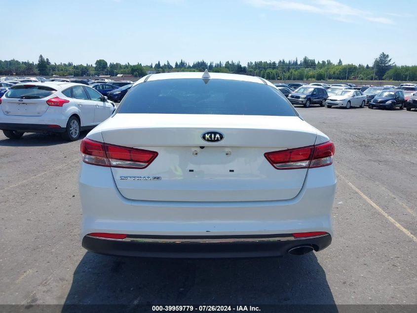 2016 Kia Optima Lx VIN: KNAGT4L30G5107014 Lot: 39959779