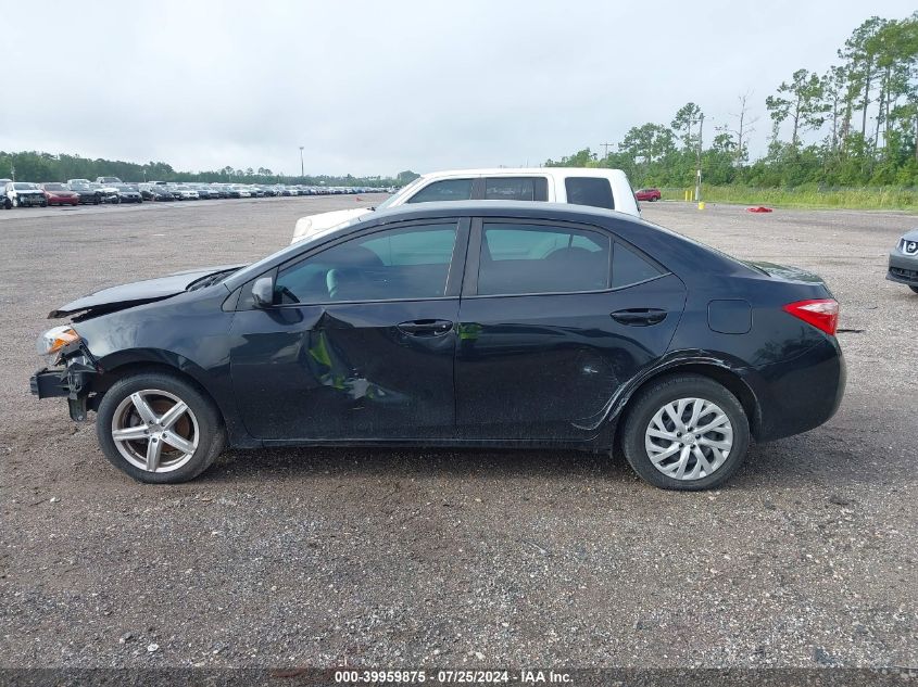 2018 Toyota Corolla Le VIN: 5YFBURHE4JP848844 Lot: 39959875