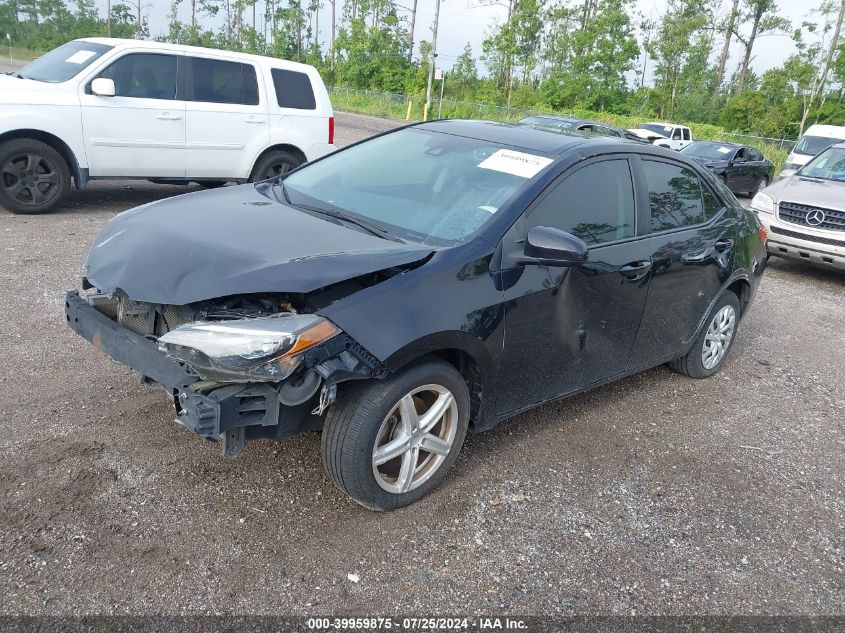 2018 Toyota Corolla Le VIN: 5YFBURHE4JP848844 Lot: 39959875