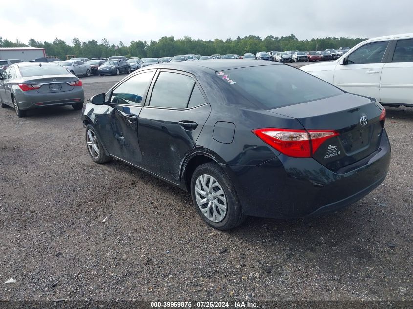 2018 Toyota Corolla Le VIN: 5YFBURHE4JP848844 Lot: 39959875