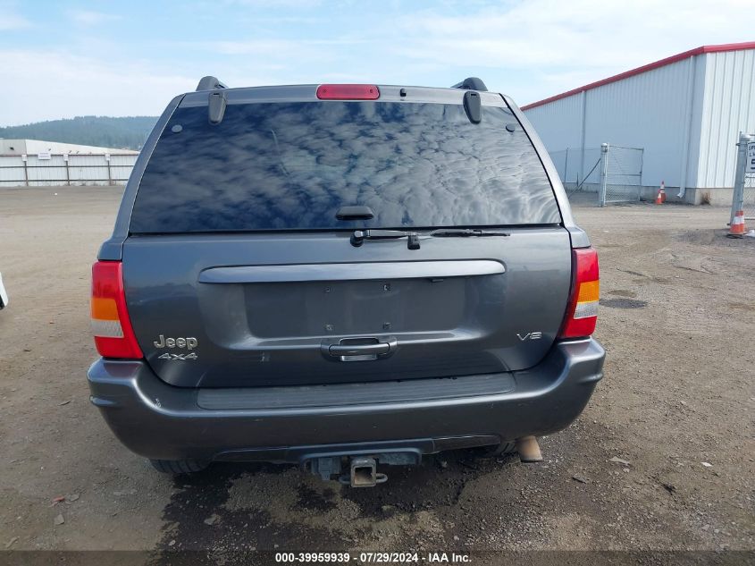 2002 Jeep Grand Cherokee Limited VIN: 1J4GW58N62C272333 Lot: 39959939