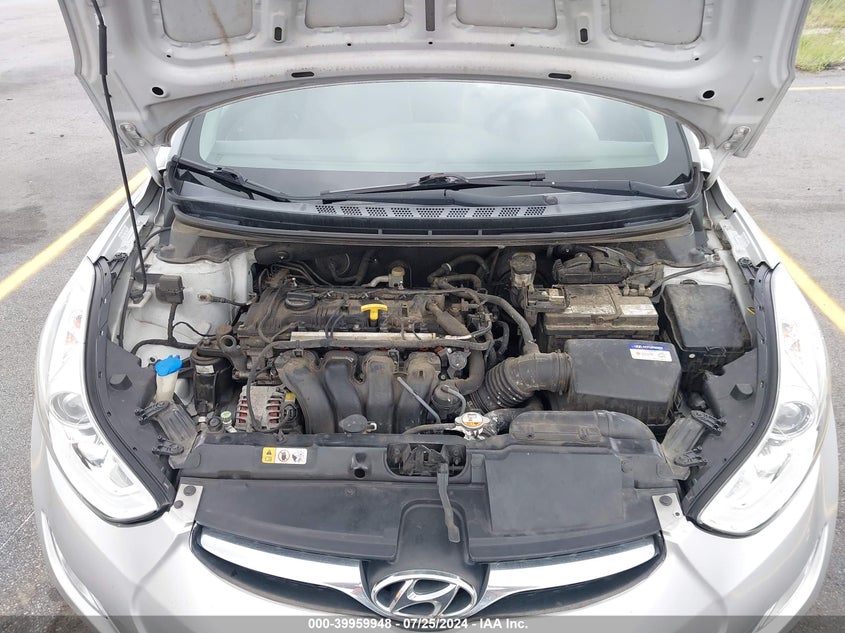 2012 Hyundai Elantra Gls (Ulsan Plant) VIN: KMHDH4AE2CU326161 Lot: 39959948