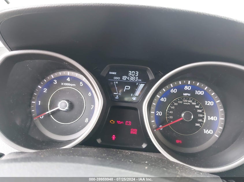 2012 Hyundai Elantra Gls (Ulsan Plant) VIN: KMHDH4AE2CU326161 Lot: 39959948