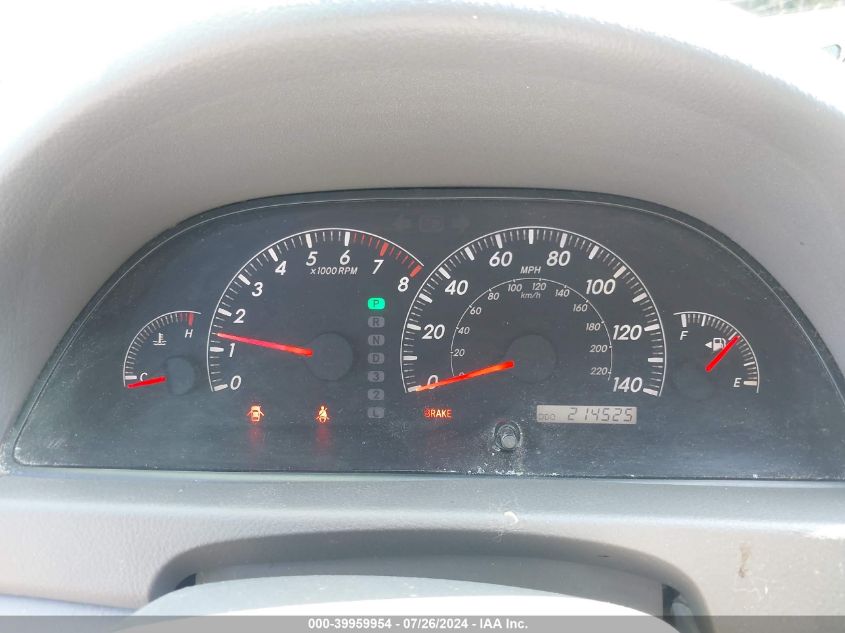 2005 Toyota Camry Le/Xle/Se VIN: JTDBE32KX50315373 Lot: 39959954