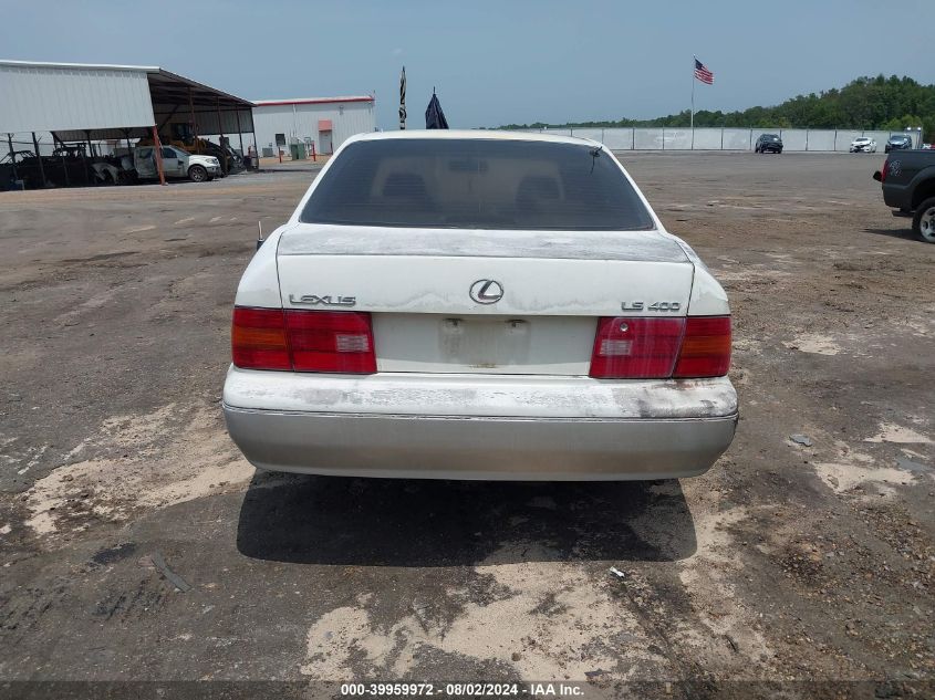 1996 Lexus Ls 400 VIN: JT8BH22F0T0047109 Lot: 39959972