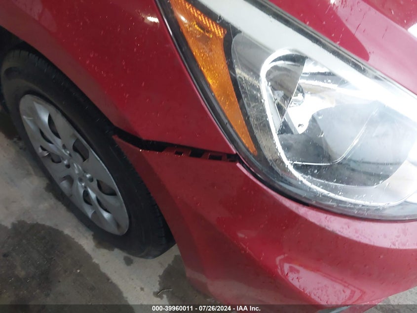 2017 Hyundai Accent Se VIN: KMHCT5AE1HU313523 Lot: 39960011