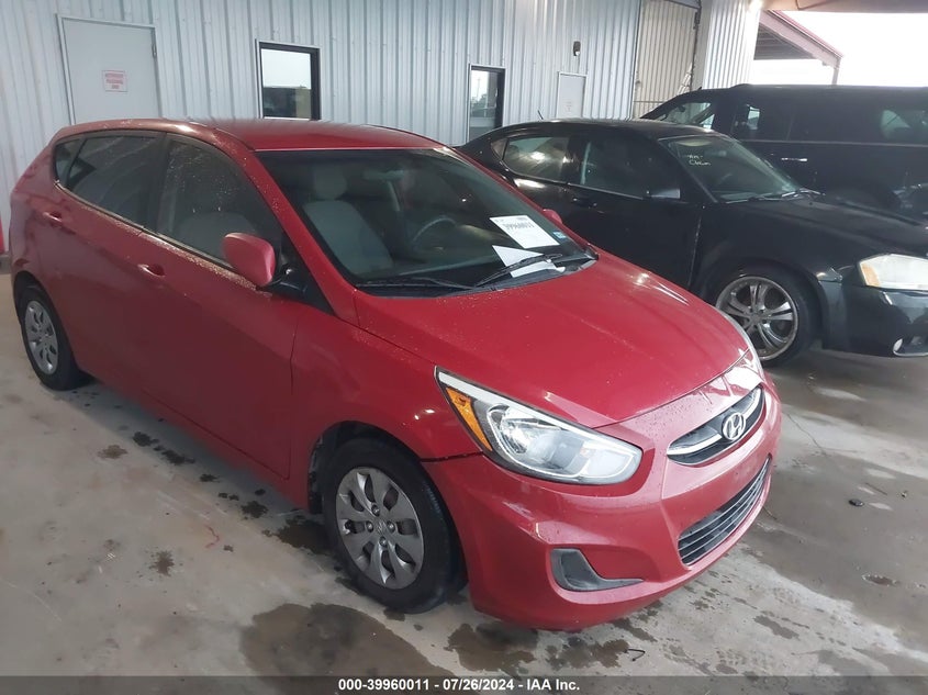 2017 Hyundai Accent Se VIN: KMHCT5AE1HU313523 Lot: 39960011