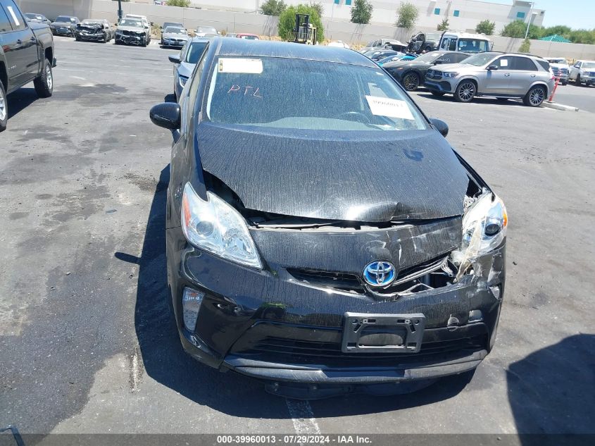 2015 Toyota Prius Five/Four/Persona Series Special Edition/Three/Two VIN: JTDKN3DU2F0481080 Lot: 39960013