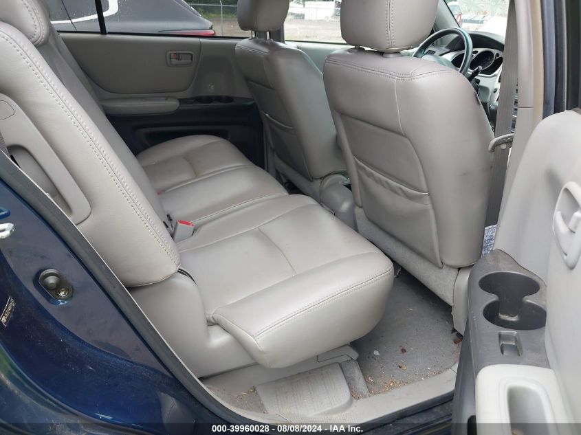 2006 Toyota Highlander Limited V6/Sport V6/V6 VIN: JTEEP21AX60166745 Lot: 39960028