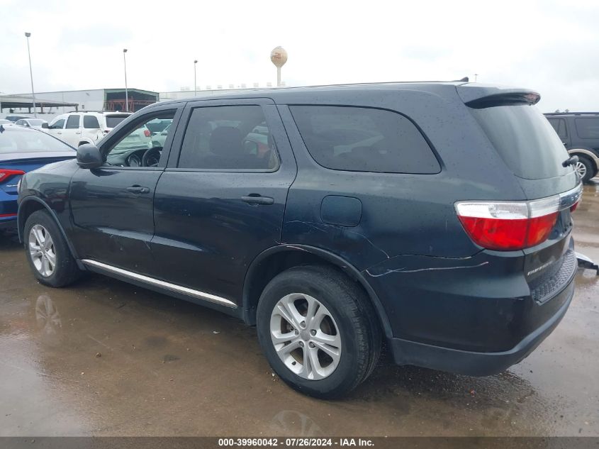 2013 Dodge Durango Sxt VIN: 1C4RDHAG2DC500140 Lot: 39960042