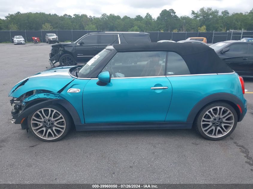 2017 Mini Convertible Cooper S VIN: WMWWG9C33H3C82399 Lot: 39960050