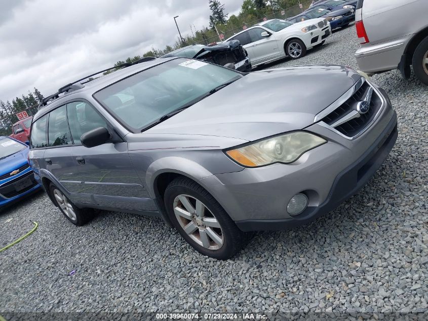 2008 Subaru Outback 2.5I/2.5I L.l. Bean Edition VIN: 4S4BP61C987353559 Lot: 39960074