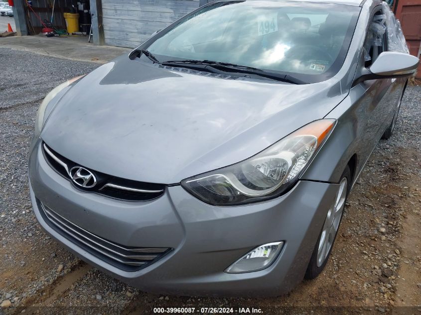 2013 Hyundai Elantra Limited VIN: KMHDH4AE4DU919411 Lot: 39960087