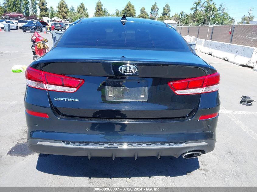 2019 Kia Optima Lx VIN: 5XXGT4L35KG346615 Lot: 39960097