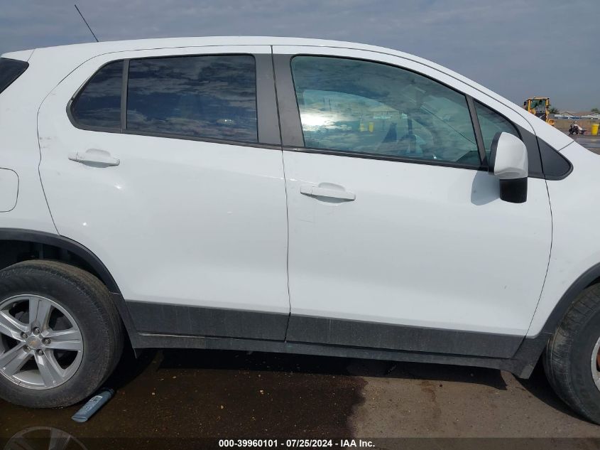 2022 Chevrolet Trax Fwd Ls VIN: KL7CJKSM6NB525062 Lot: 39960101