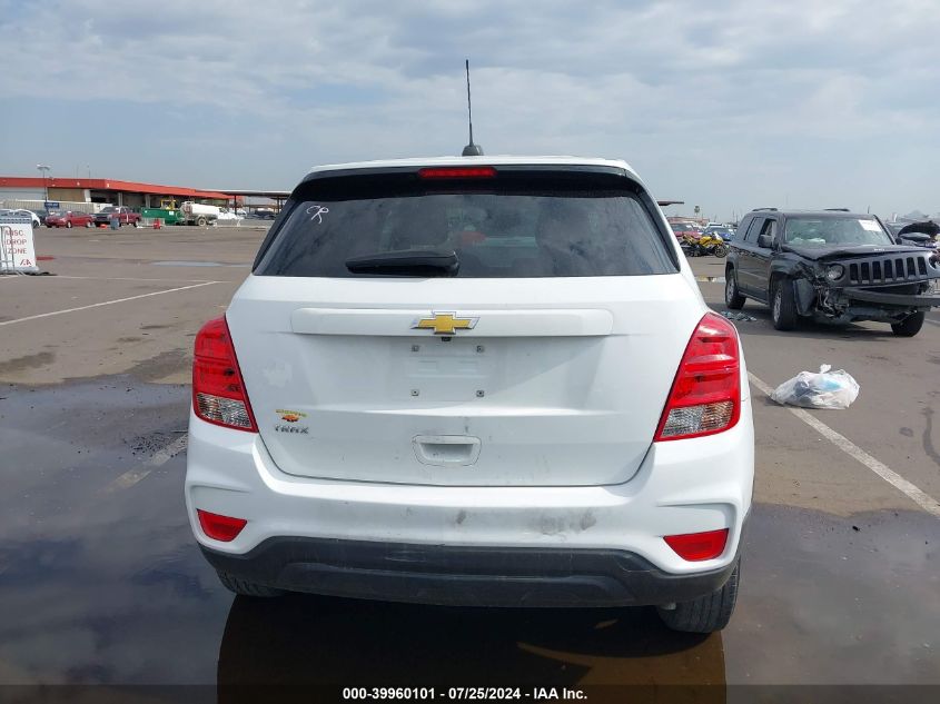 2022 Chevrolet Trax Fwd Ls VIN: KL7CJKSM6NB525062 Lot: 39960101