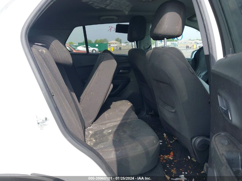 2022 Chevrolet Trax Fwd Ls VIN: KL7CJKSM6NB525062 Lot: 39960101