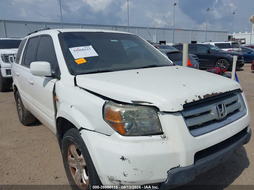 2008 Honda Pilot Vp VIN: 5FNYF28268B017434 Lot: 39960115