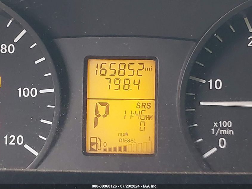 2010 Dodge Sprinter VIN: WDYPE8CC9A549144 Lot: 39960126