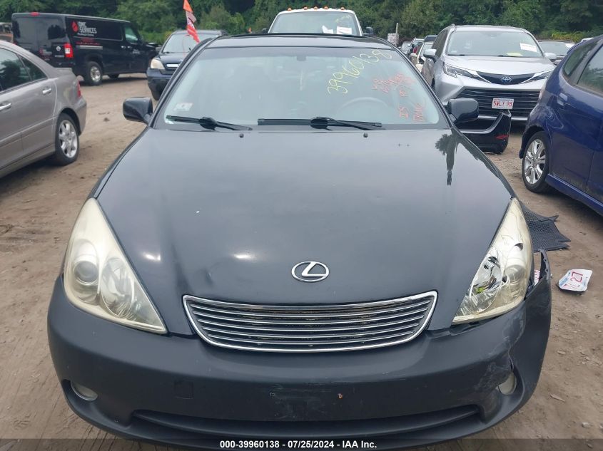 2006 Lexus Es 330 VIN: JTHBA30G765172122 Lot: 39960138