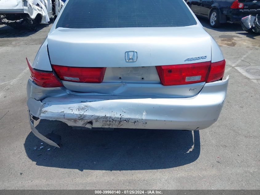 2005 Honda Accord 2.4 Lx VIN: 1HGCM564X5A080354 Lot: 39960140