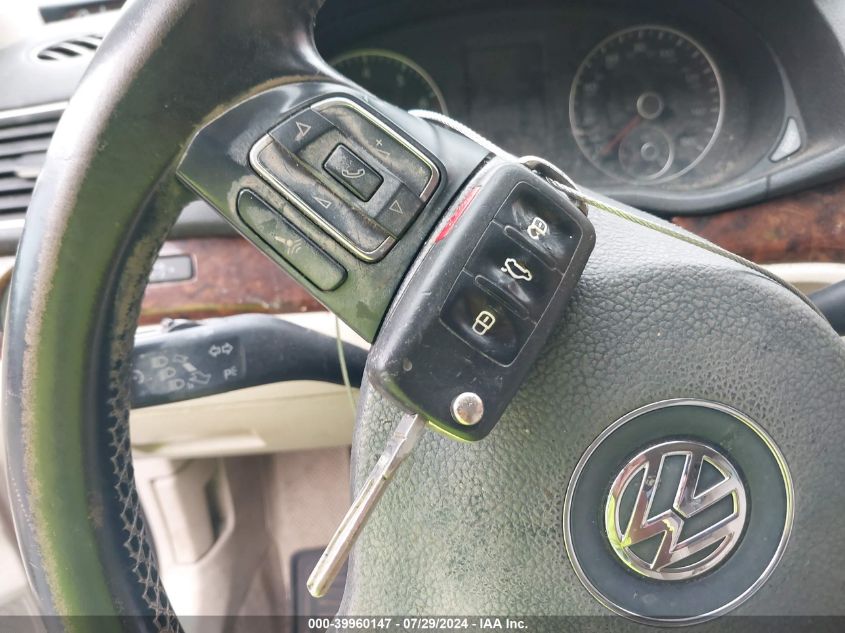 2012 Volkswagen Passat 2.5L Sel VIN: 1VWCP7A38CC068508 Lot: 39960147