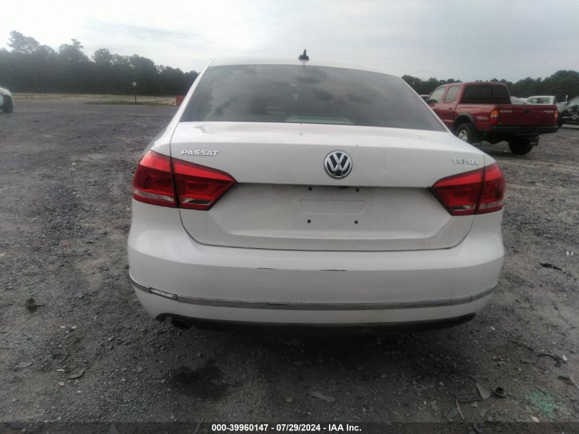2012 Volkswagen Passat 2.5L Sel VIN: 1VWCP7A38CC068508 Lot: 39960147