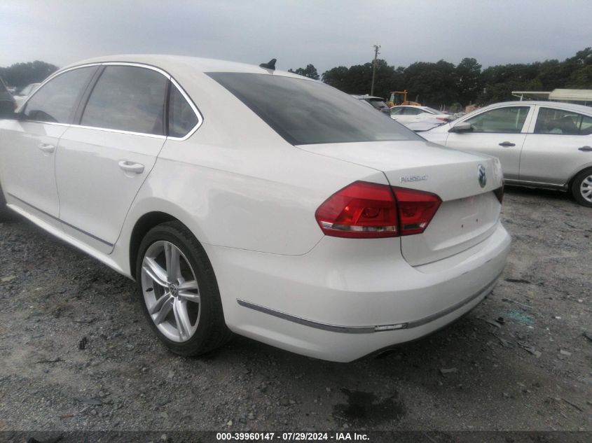 2012 Volkswagen Passat 2.5L Sel VIN: 1VWCP7A38CC068508 Lot: 39960147