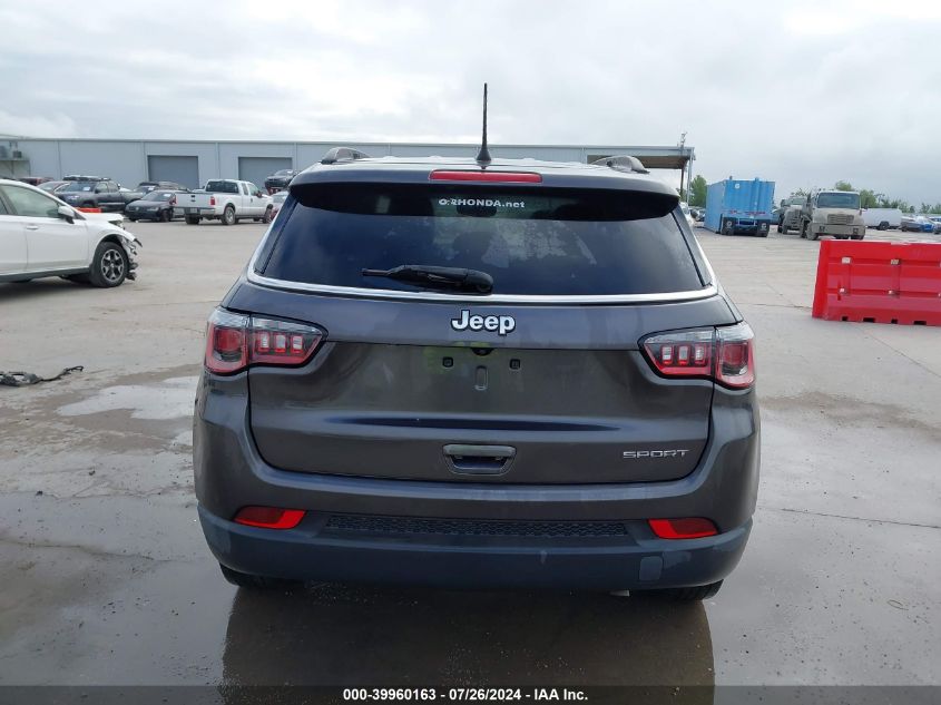 2019 Jeep Compass Sport Fwd VIN: 3C4NJCAB2KT613148 Lot: 39960163