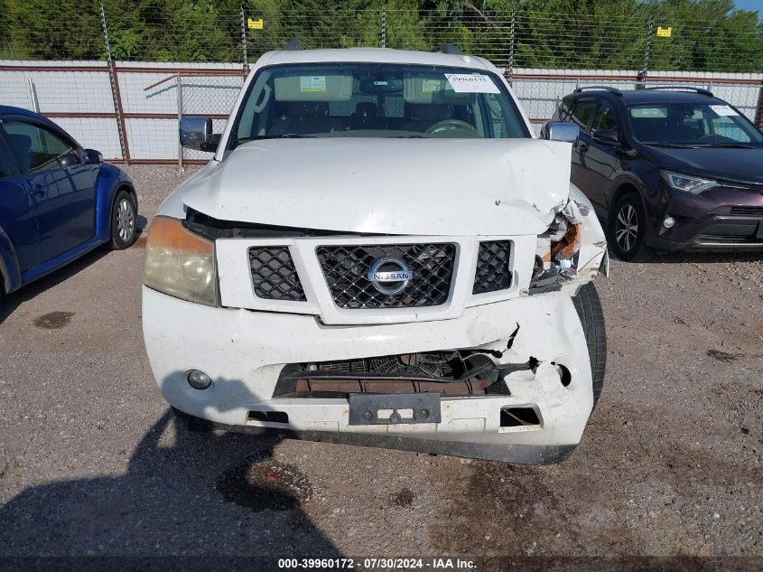 2012 Nissan Armada Sv/Sl/Platinum VIN: 5N1AA0NC0CN605580 Lot: 39960172