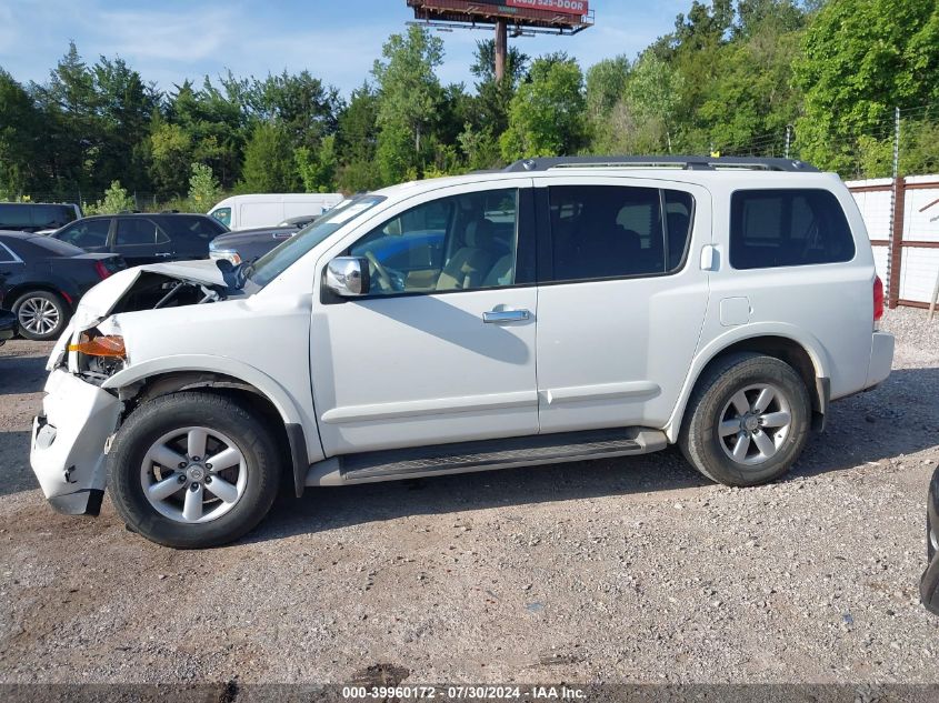 2012 Nissan Armada Sv/Sl/Platinum VIN: 5N1AA0NC0CN605580 Lot: 39960172