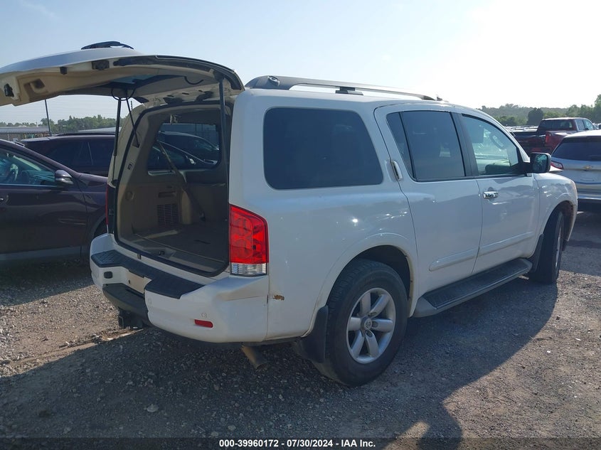 2012 Nissan Armada Sv/Sl/Platinum VIN: 5N1AA0NC0CN605580 Lot: 39960172