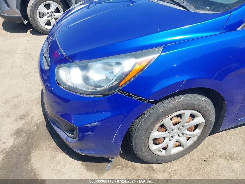 2012 Hyundai Accent Gls VIN: KMHCT4AE2CU170441 Lot: 39960179