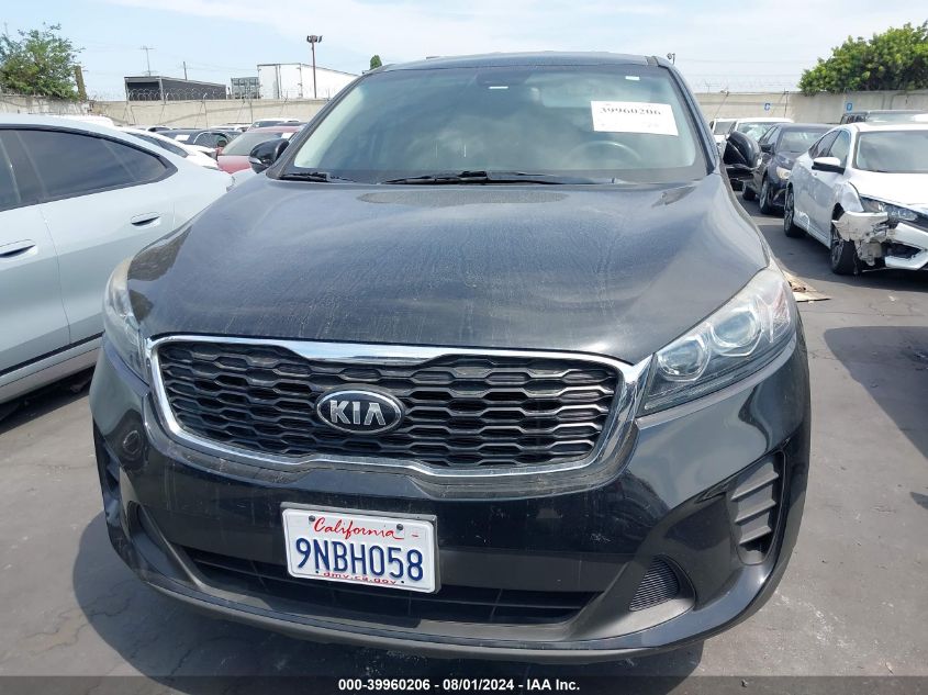 2019 Kia Sorento L/Lx VIN: 5XYPG4A37KG460604 Lot: 39960206