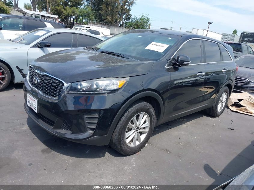 5XYPG4A37KG460604 2019 KIA SORENTO - Image 2