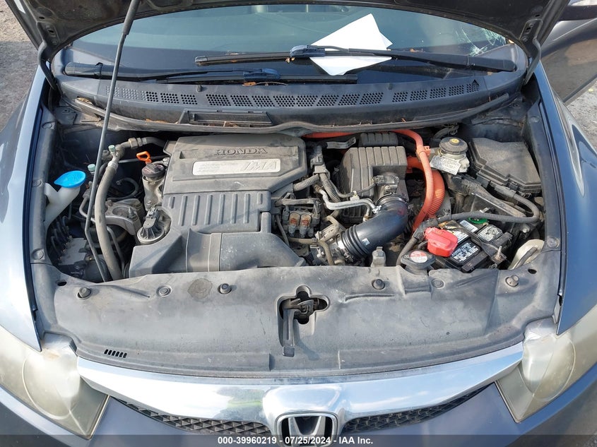 2009 Honda Civic Hybrid Hybrid VIN: JHMFA36229S009641 Lot: 39960219