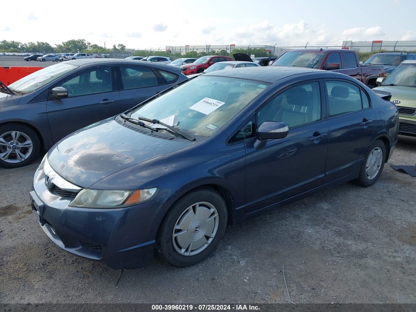 2009 Honda Civic Hybrid Hybrid VIN: JHMFA36229S009641 Lot: 39960219