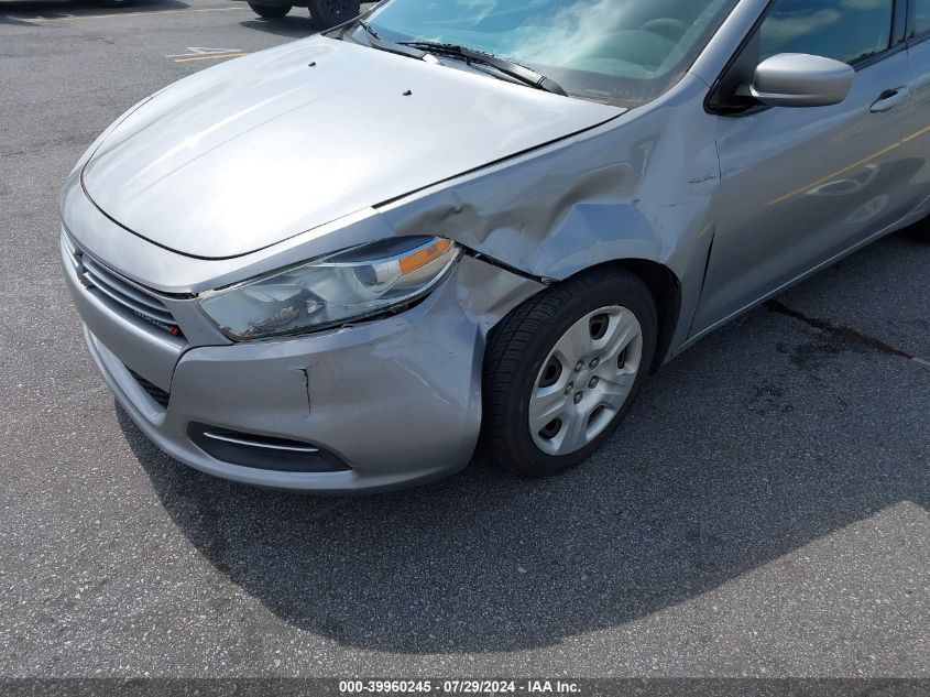 2015 Dodge Dart Se VIN: 1C3CDFAA1FD277693 Lot: 39960245