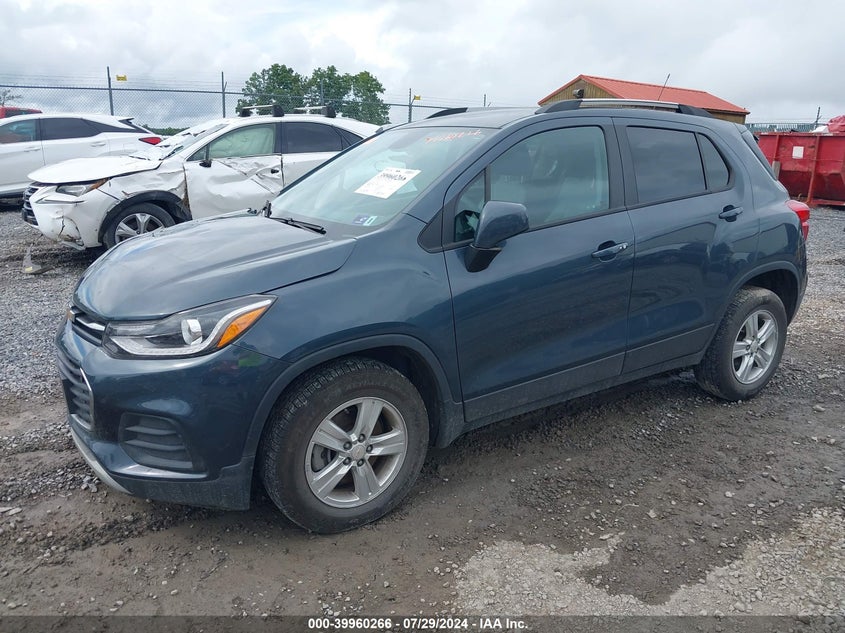 VIN KL7CJPSM5NB540505 2022 CHEVROLET TRAX AWD LT