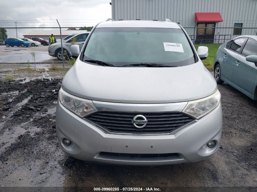 2011 Nissan Quest Le VIN: JN8AE2KP4B9002946 Lot: 39960285