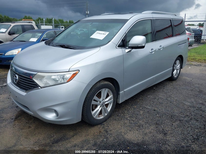 2011 Nissan Quest Le VIN: JN8AE2KP4B9002946 Lot: 39960285